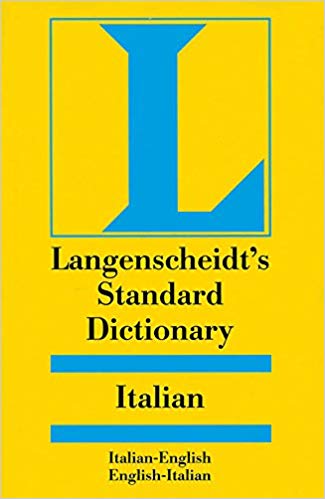 Goyal Saab Foreign Language Dictionaries Italian - English / English - Italian Langenscheidt Standard Italian Dictionary